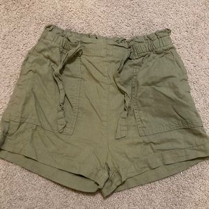 green girls shorts
